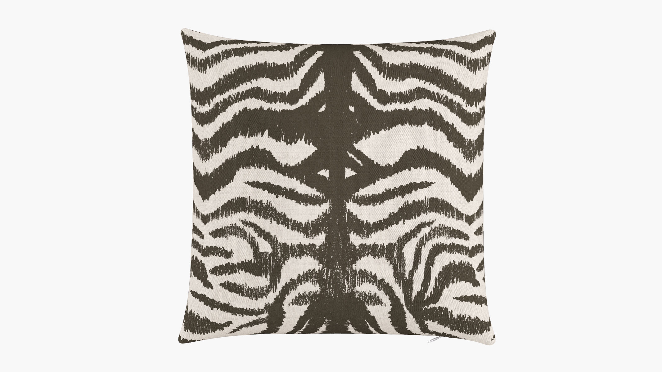 Throw Pillow, Zebra, 20" x 20" - Image 1