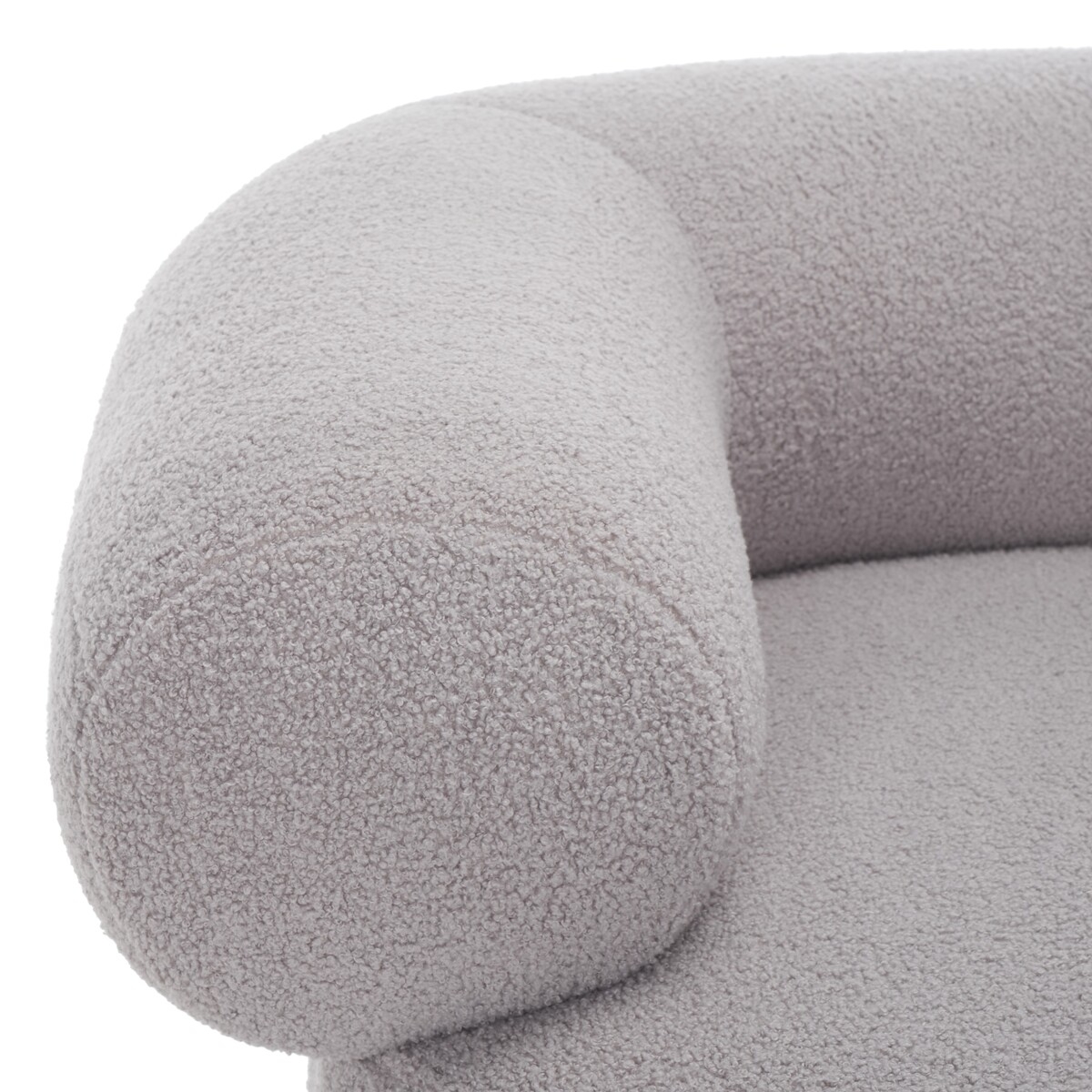 Sadie Swivel Accent Chair - Light Grey - Image 2