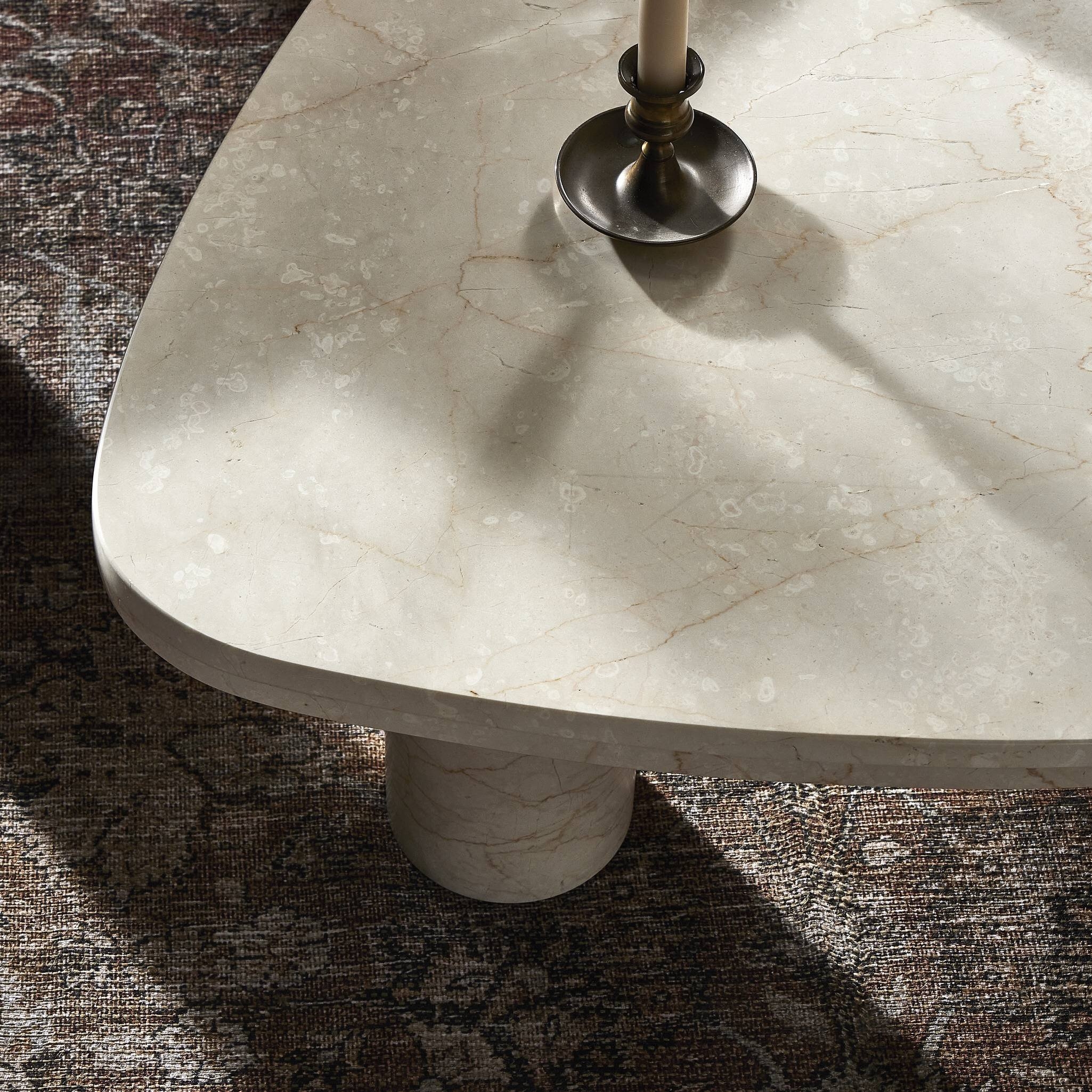 Zion Nesting Coffee Table - Cream Marble - Image 9
