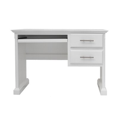 Traditional Writing Desk With 2 Drawers And Keyboard Pullout - Image 0