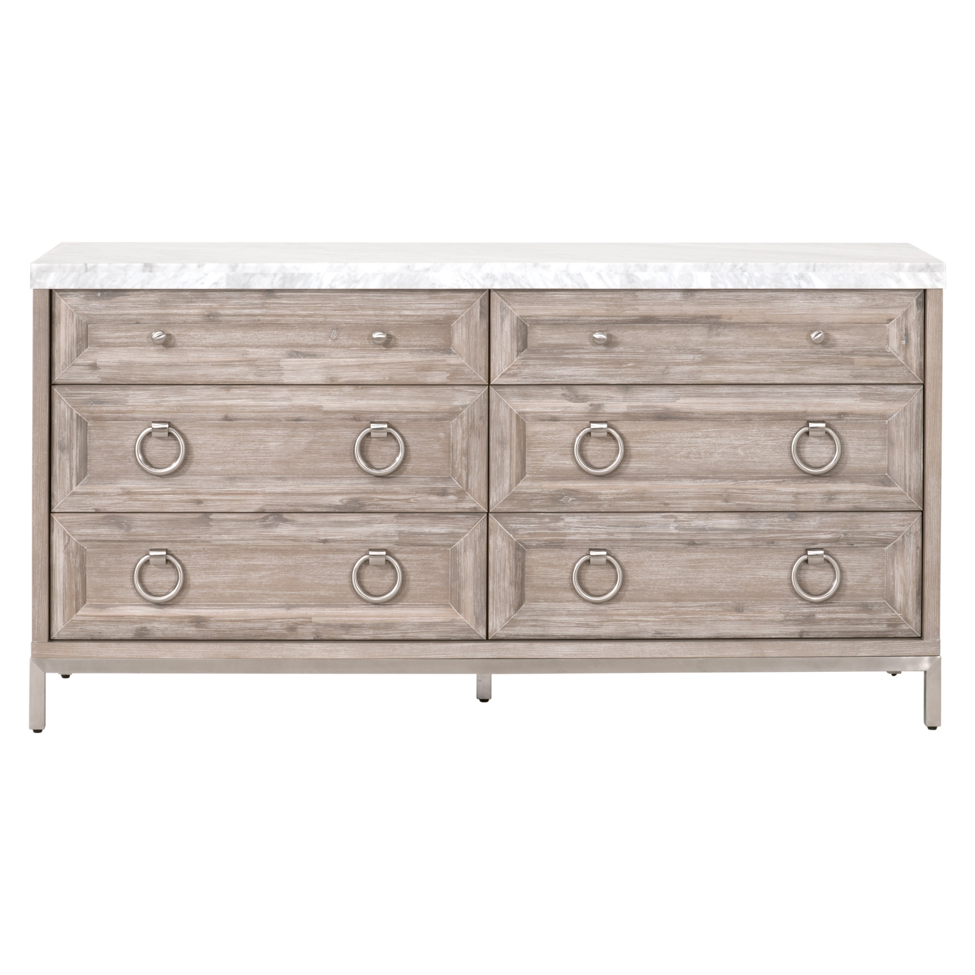 Azure Carrera 6-Drawer Double Dresser - Image 0