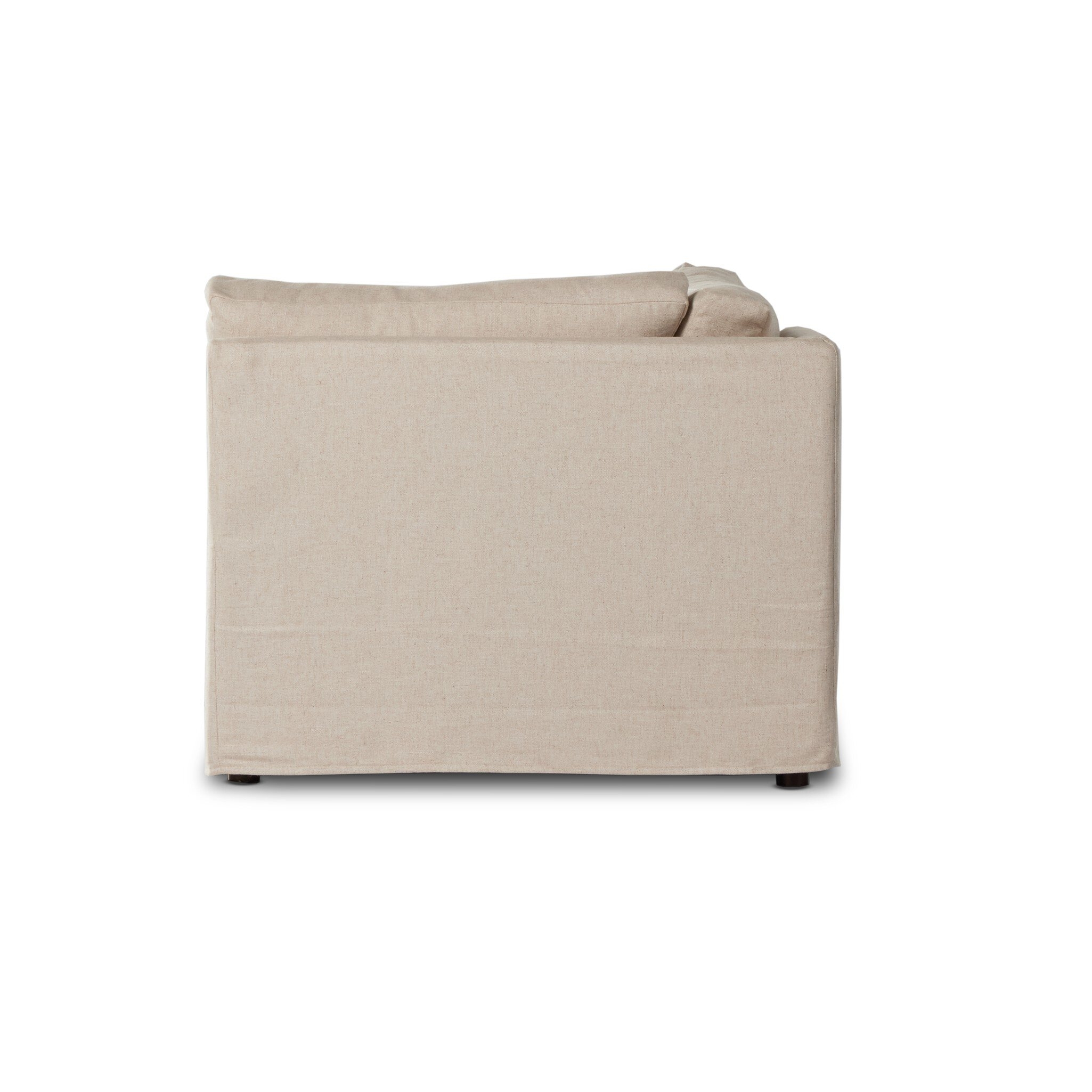 Build Your Own: Delray Slipcover Sectional - Evere Creme - Image 3