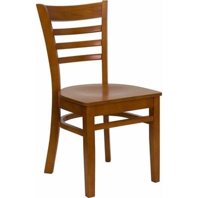 Anissa Solid Wood Ladder Back Side Chair - Image 0