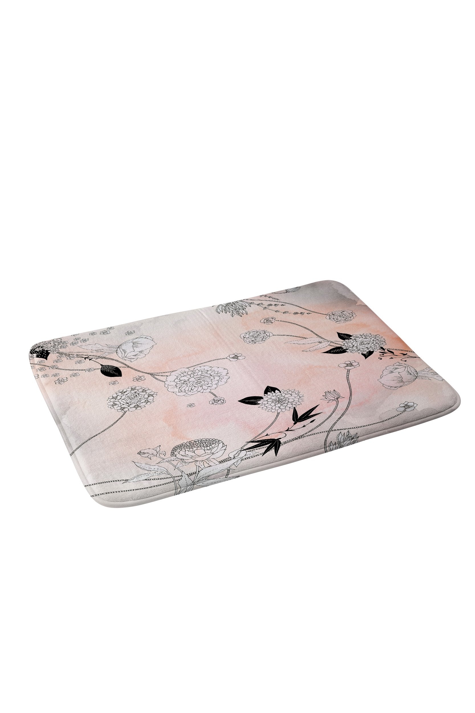 Iveta Abolina Coral Dust Memory Foam Bath Mat - 34" x 21" - Image 0