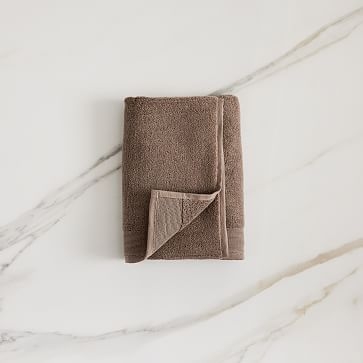 Organic Luxe Fibrosoft Towel, Mocha, Hand Towel - Image 0