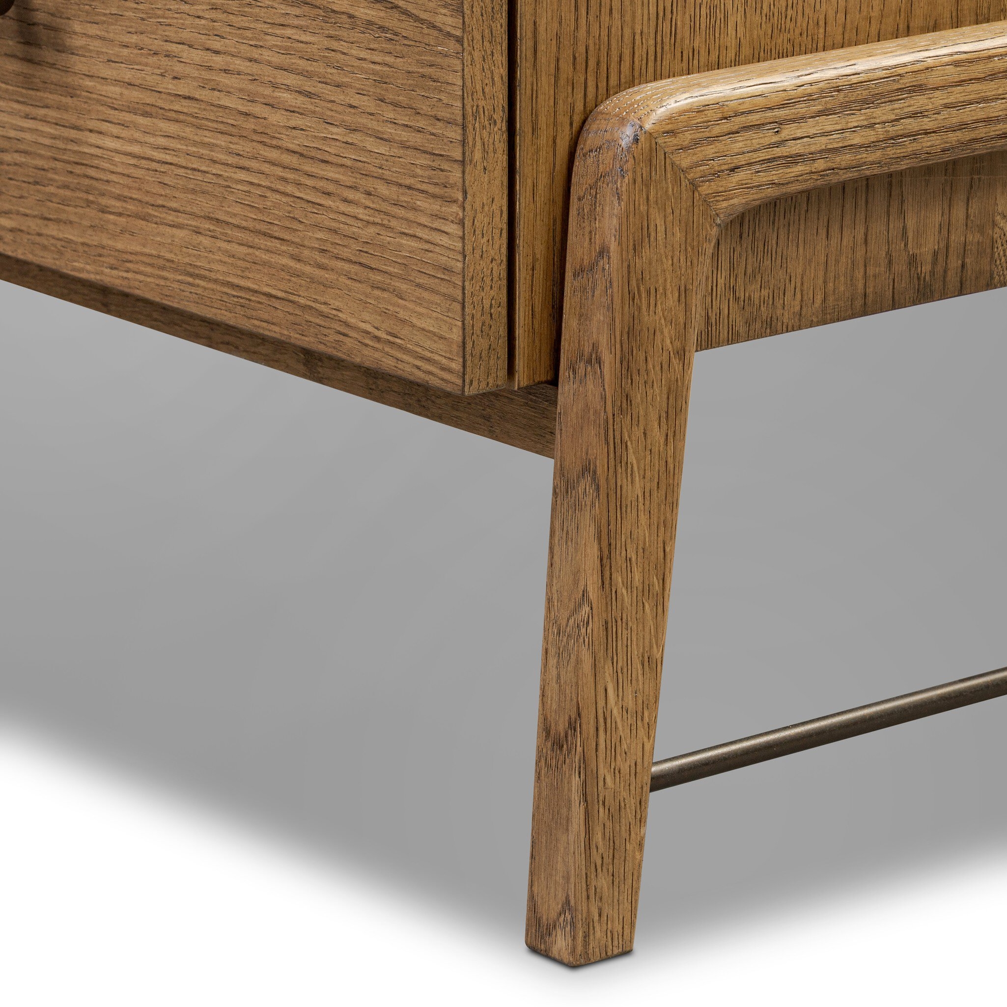 Rosedale 6 Drawer Tall Dresser - Amber Oak Veneer - Image 10