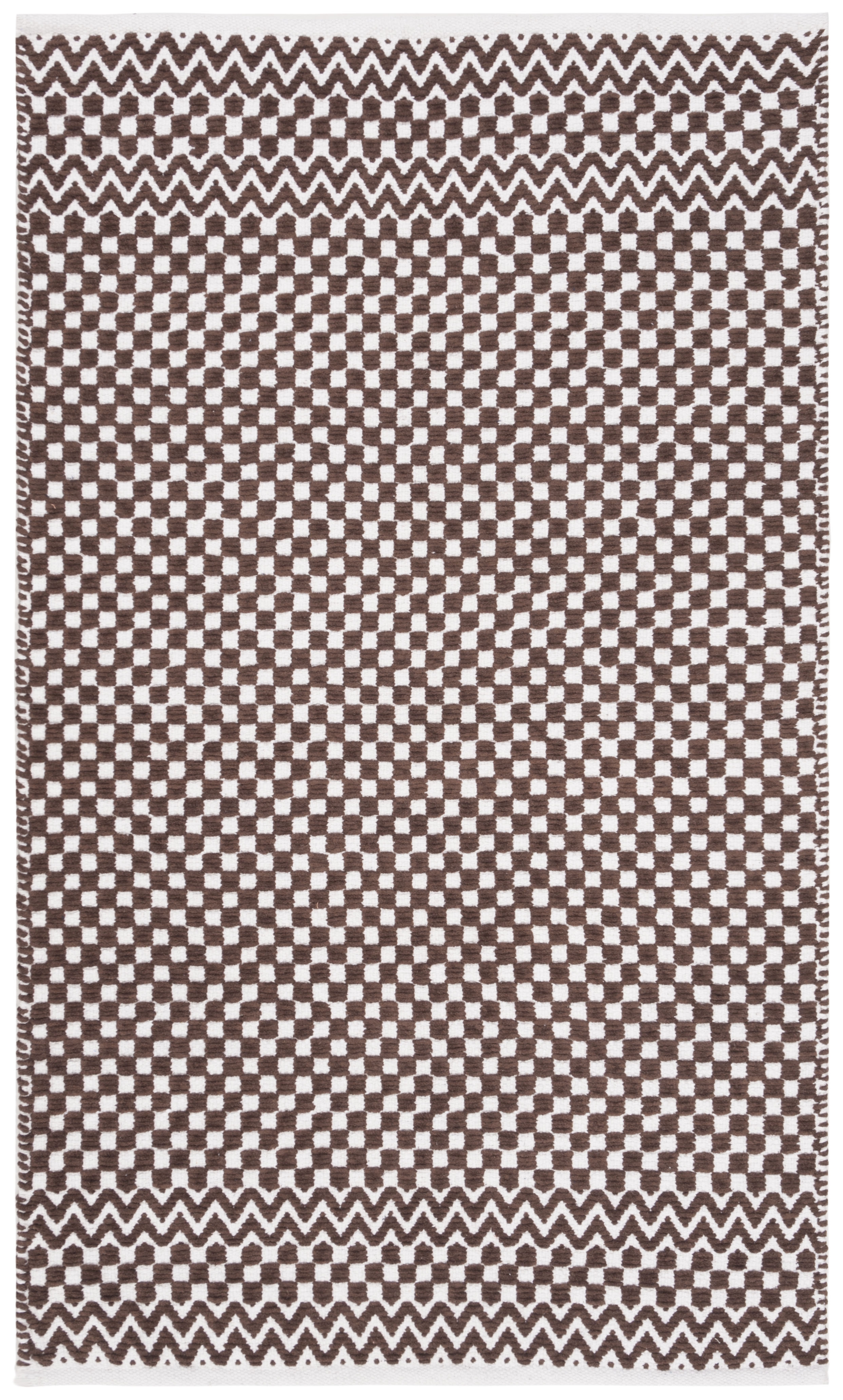 Arlo Home Hand Tufted Area Rug, BOS686T, Brown,  3' X 5' - Image 0