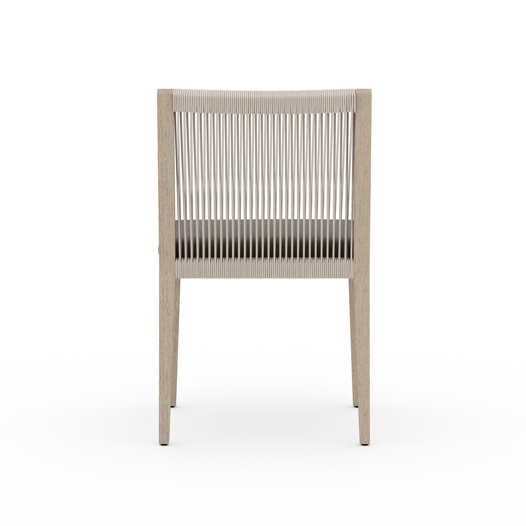 Sherwood Outdoor Dining Chair, Washed Brown - Venao Charcoal - Image 4