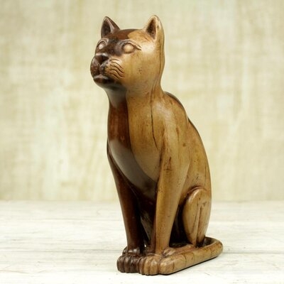 Chatmon Ebony Cat Guardian Figurine - Image 0