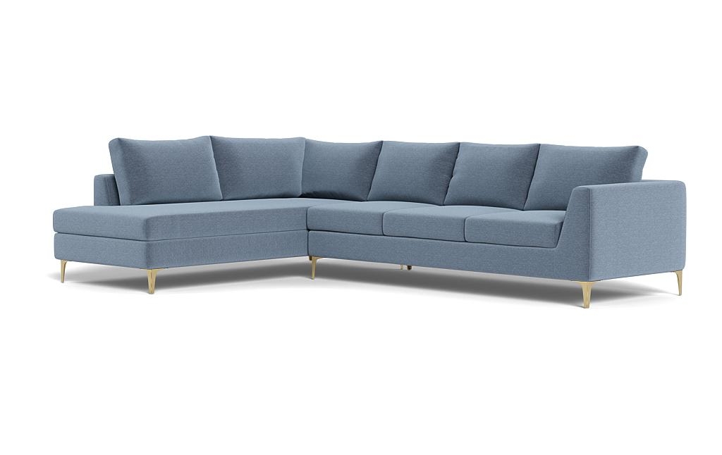 Asher 4-Seat Sectional with Left Bumper - Image 2
