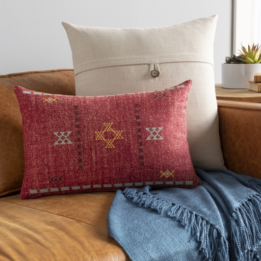 Cactus Silk Throw Pillow, Small, pillow cover only - Image 1