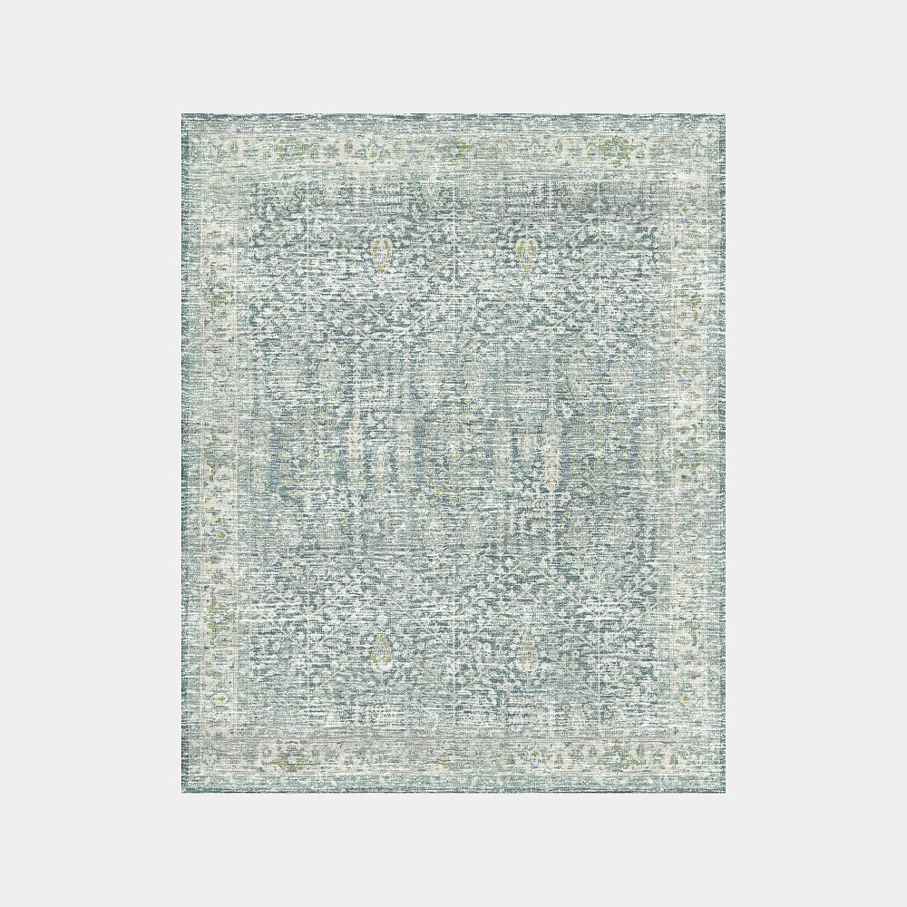 Nadine Rug, 10x14, Icy Teal - Image 0