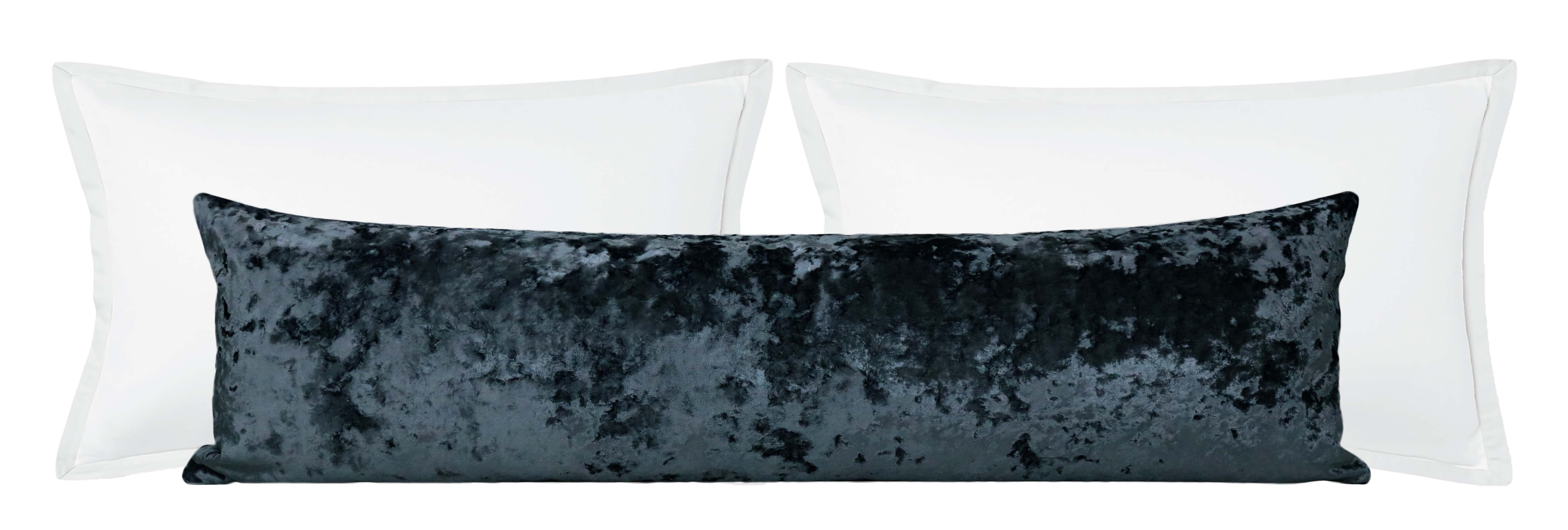 THE XL LUMBAR :: LAVISH VELVET // PRUSSIAN BLUE - 14" X 48" - Image 2