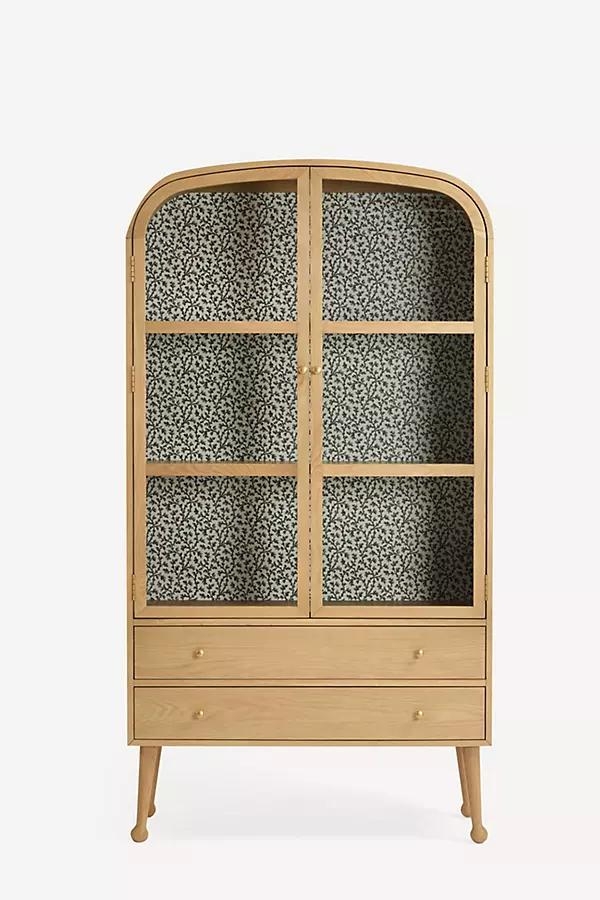 Moretti Oak Curio Cabinet - Image 0