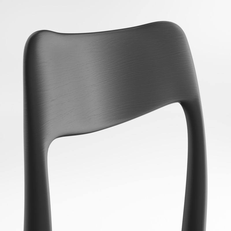 Tate Black Wood Dining Chair - Image 4
