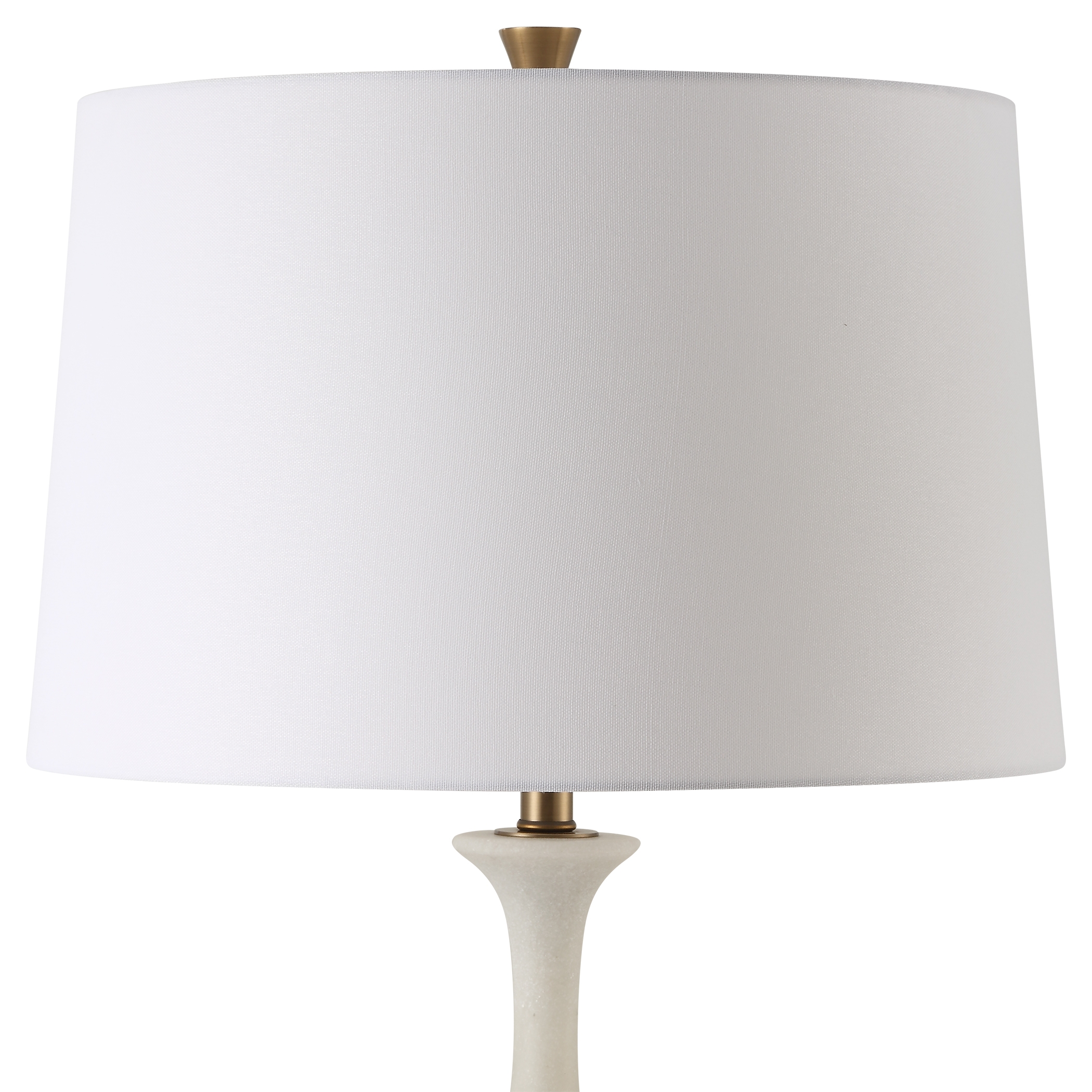 Colette White Stone Floor Lamp - Image 4