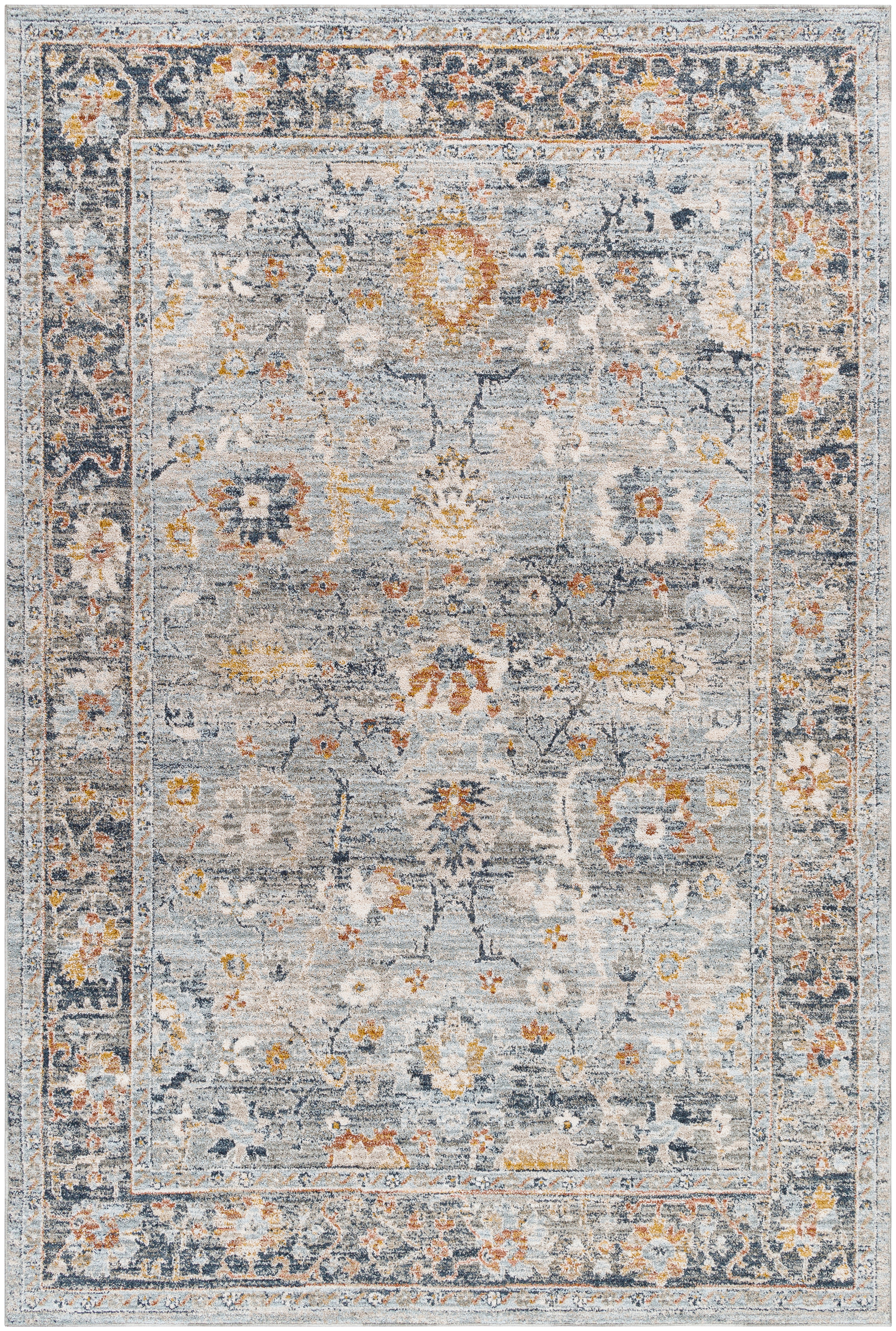 Beckham Gray Indoor 2' x 2'11" Machine Woven Rug - Image 0
