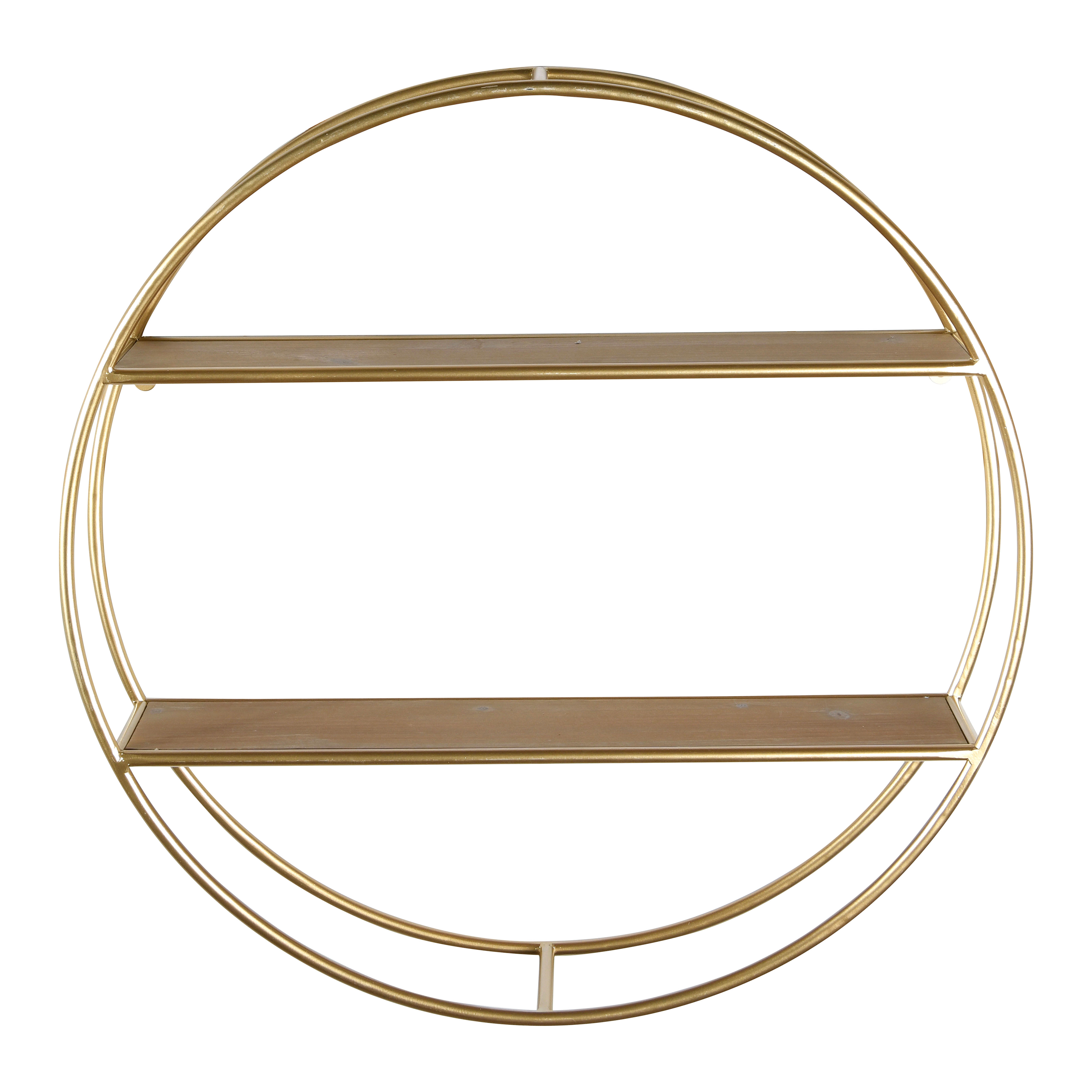 Gold Circular Wall Shelf - Image 0