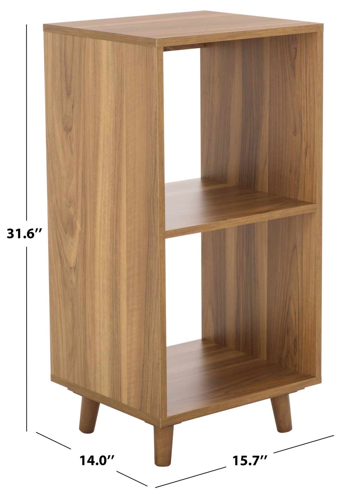 Yona Verticle Accent Table - Brown Oak - Image 8