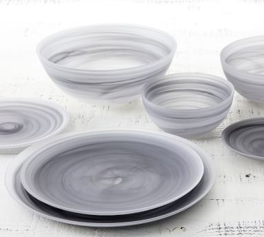 Fortessa La Jolla Glass Serving Bowl - Gray - Image 4