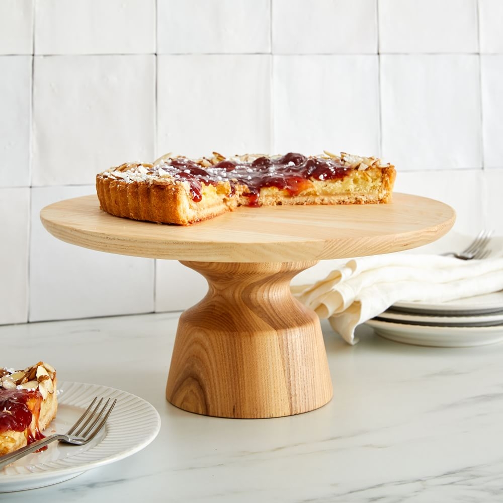 Copenhagen Wood Cake Stand Each Ash - Image 0