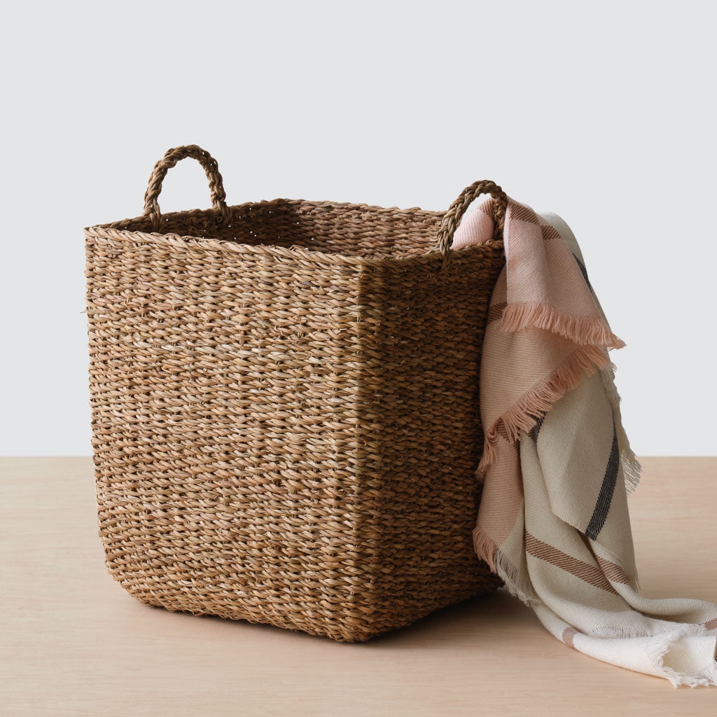 The Citizenry Padma Square Storage Baskets | Medium | Tan - Image 2