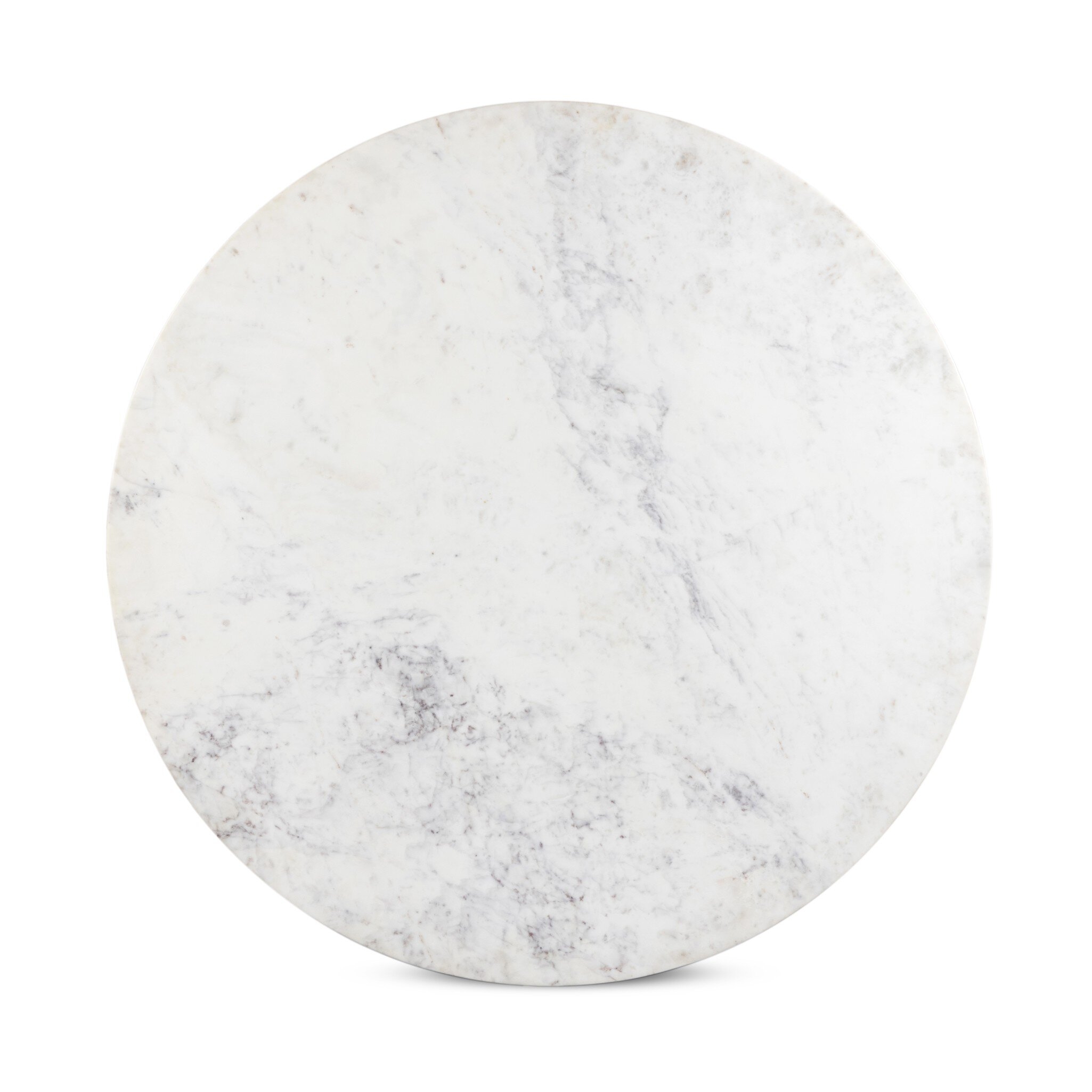 Mariah Round Dining Table 60" - White Marble - Image 2
