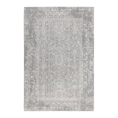 One-of-a-Kind Hand-Knotted New Age Gray 5'10" x 9'1" Area Rug - Image 0