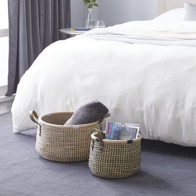 2 Piece Seagrass Basket Set - Image 1