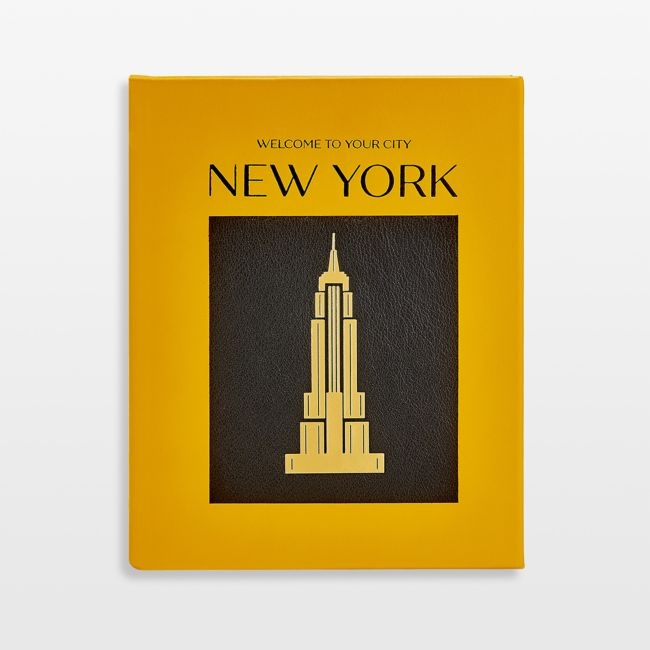 "Trope New York" Leather Home Decor Book - Image 0