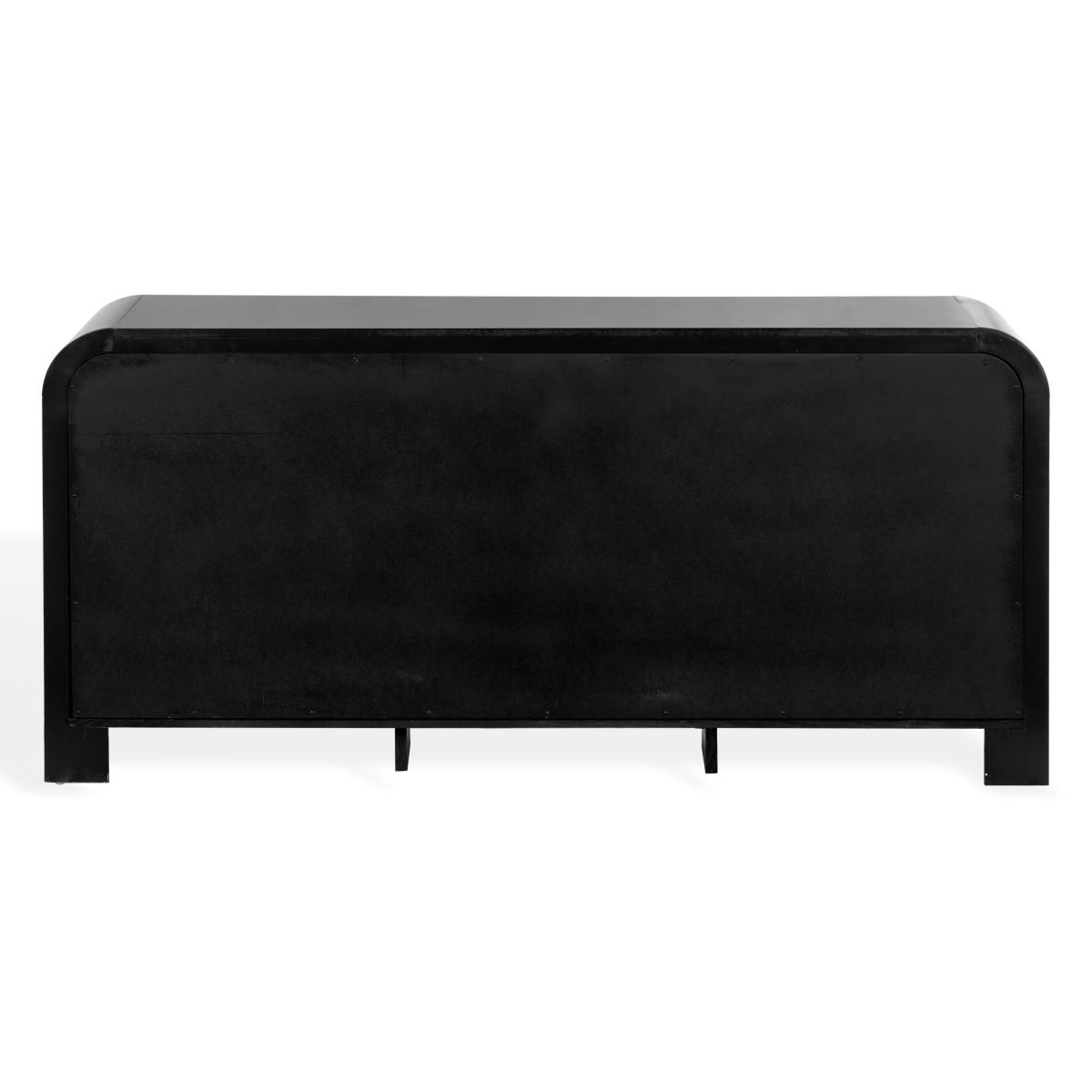 Liabella 9 Drawer Curv Dresser - Black / Gold - Image 7