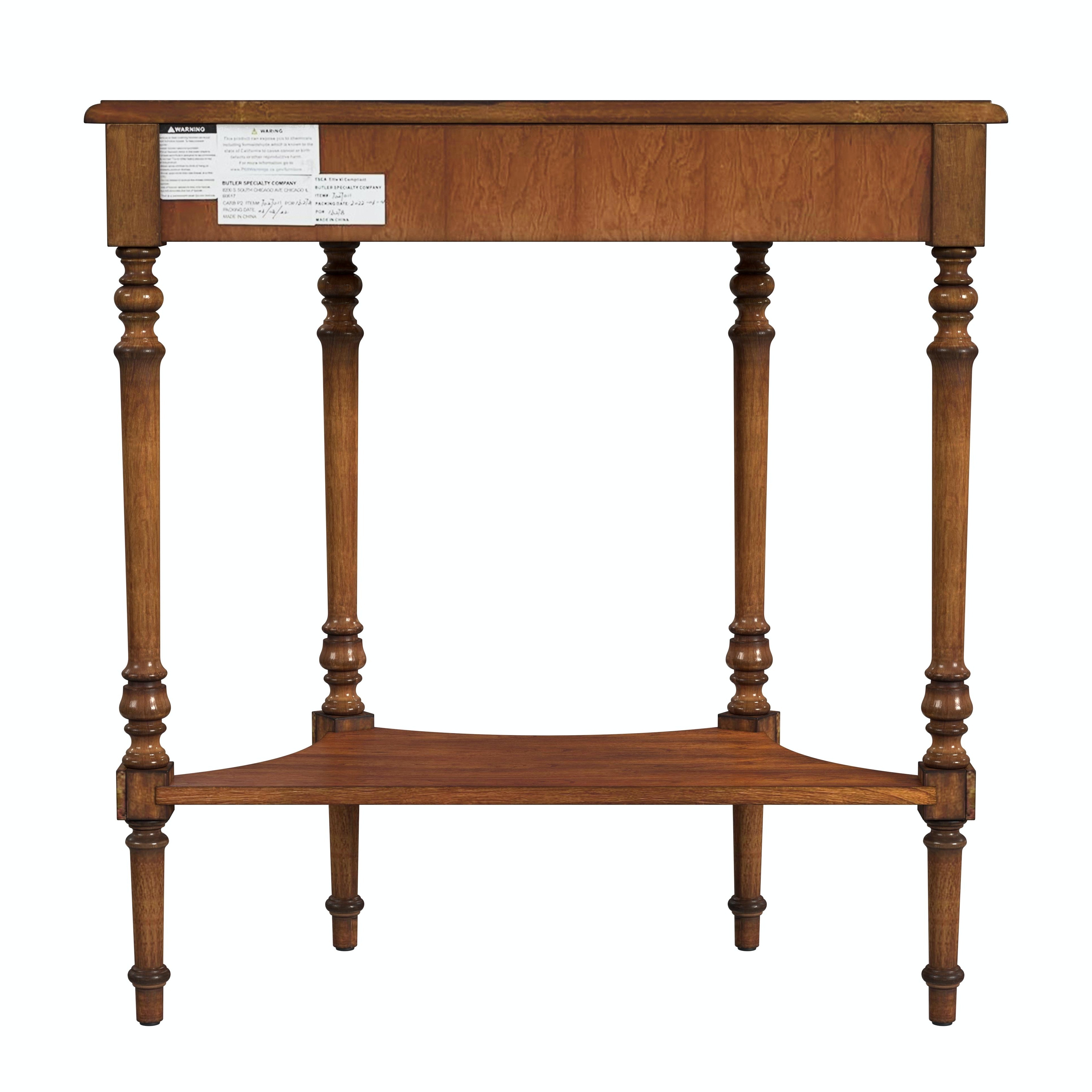 Danelle Antique Cherry Console Table - Image 2