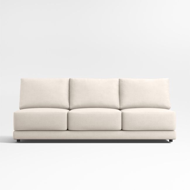 Gather Armless 3-Seat Sofa Sectional Piece - Image 0