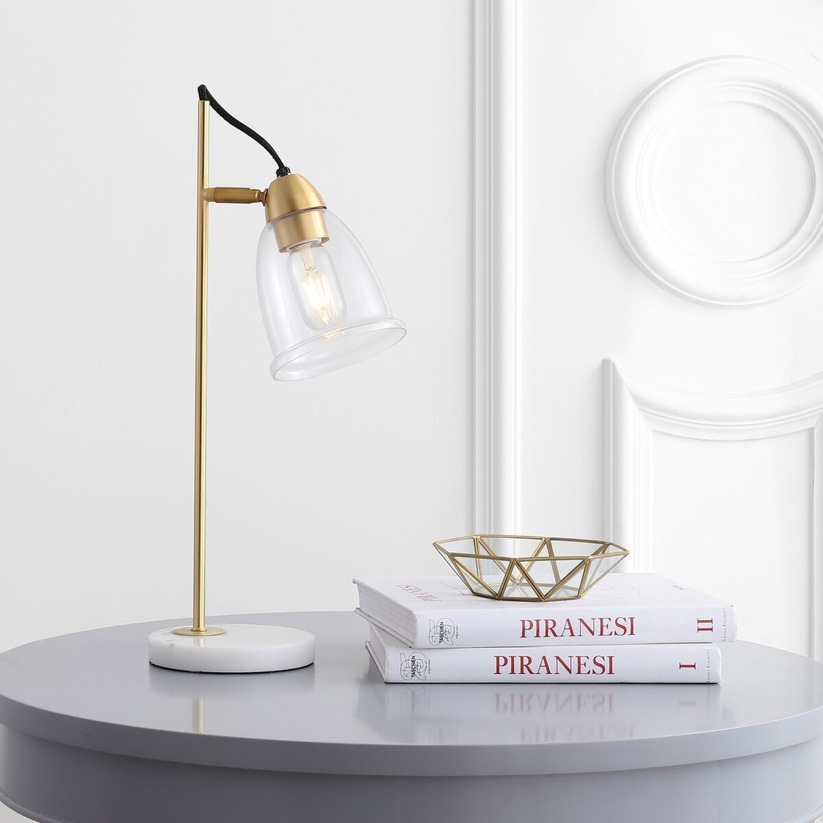 Gibson Table Lamp - White / Gold - Safavieh - Image 2