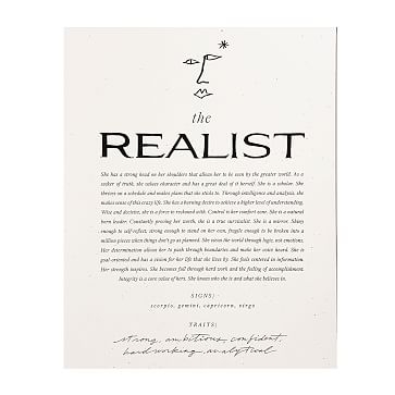 The Realist Art Print, 8"x10" - Image 0