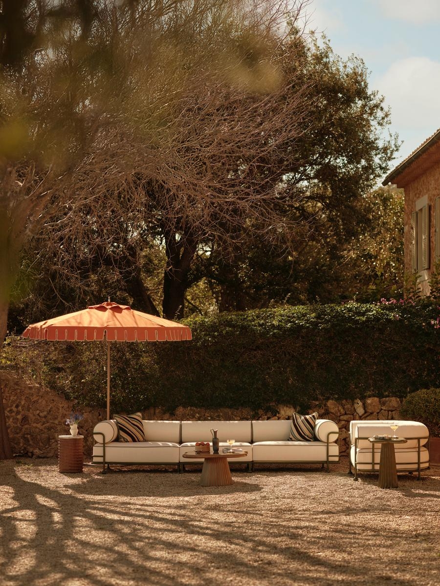 Gaspard Four-Seater Outdoor Sofa, Linen, Off White, US - Image 0