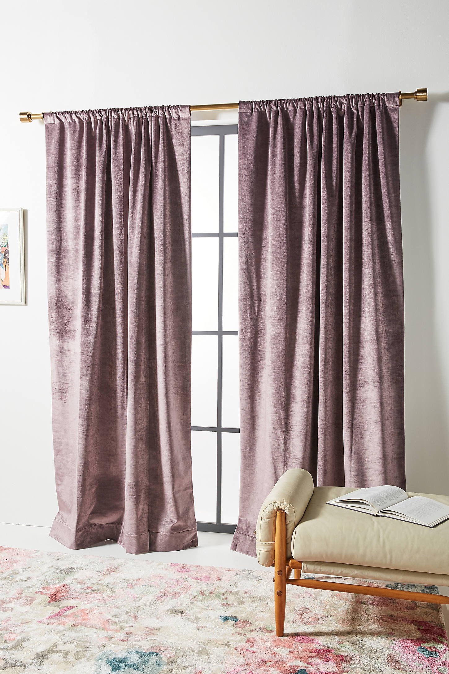 Velvet Slub Blackout Curtain - Image 0
