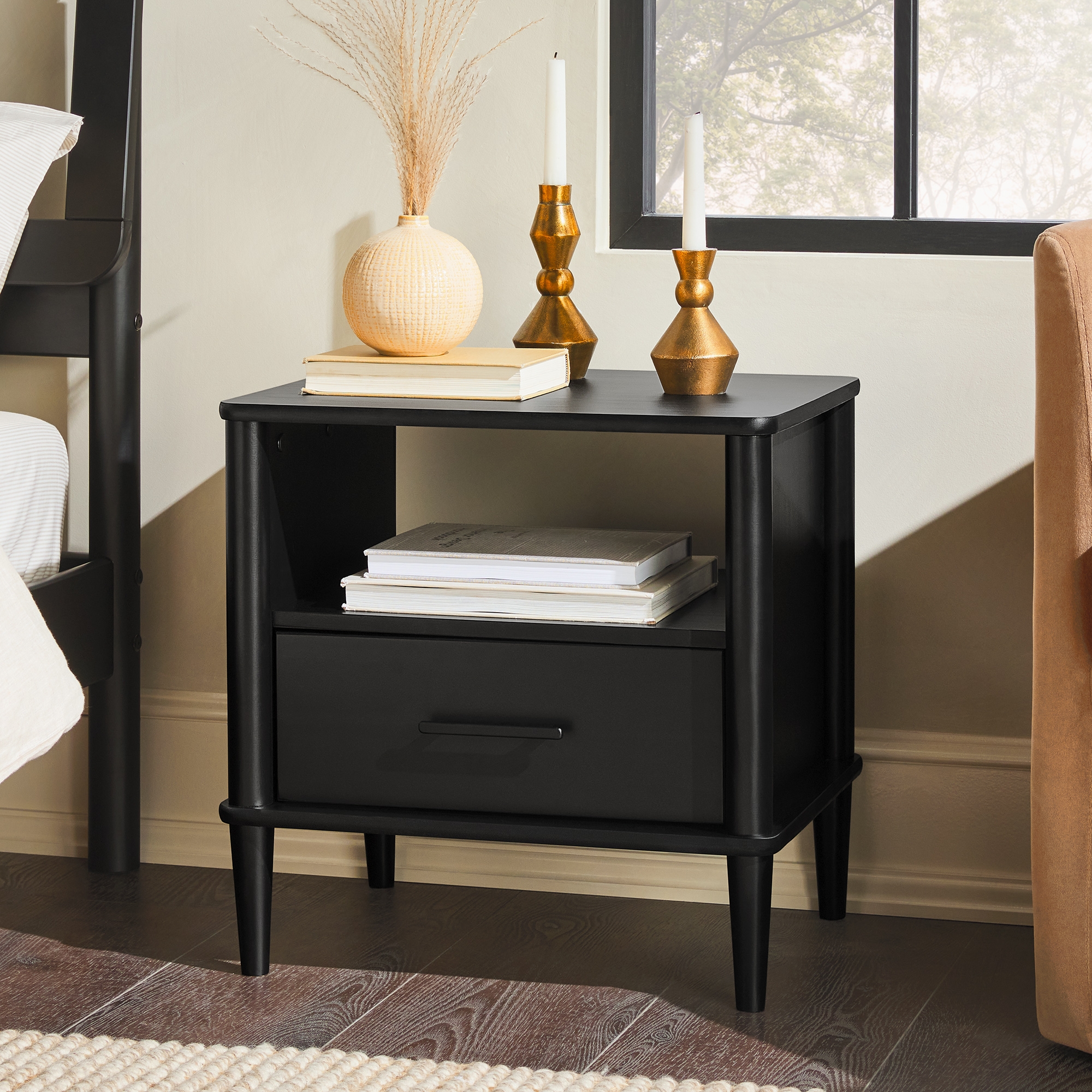 20" Spindle Leg Nightstand - Image 1