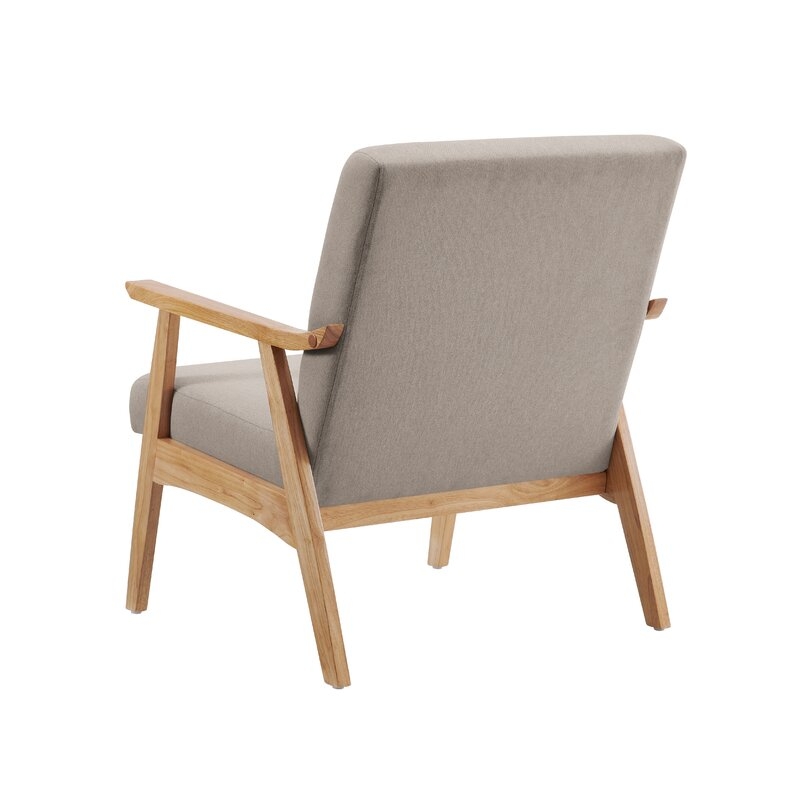 Brandolyn 23.6'' Wide Linen Armchair, Beige - Image 5