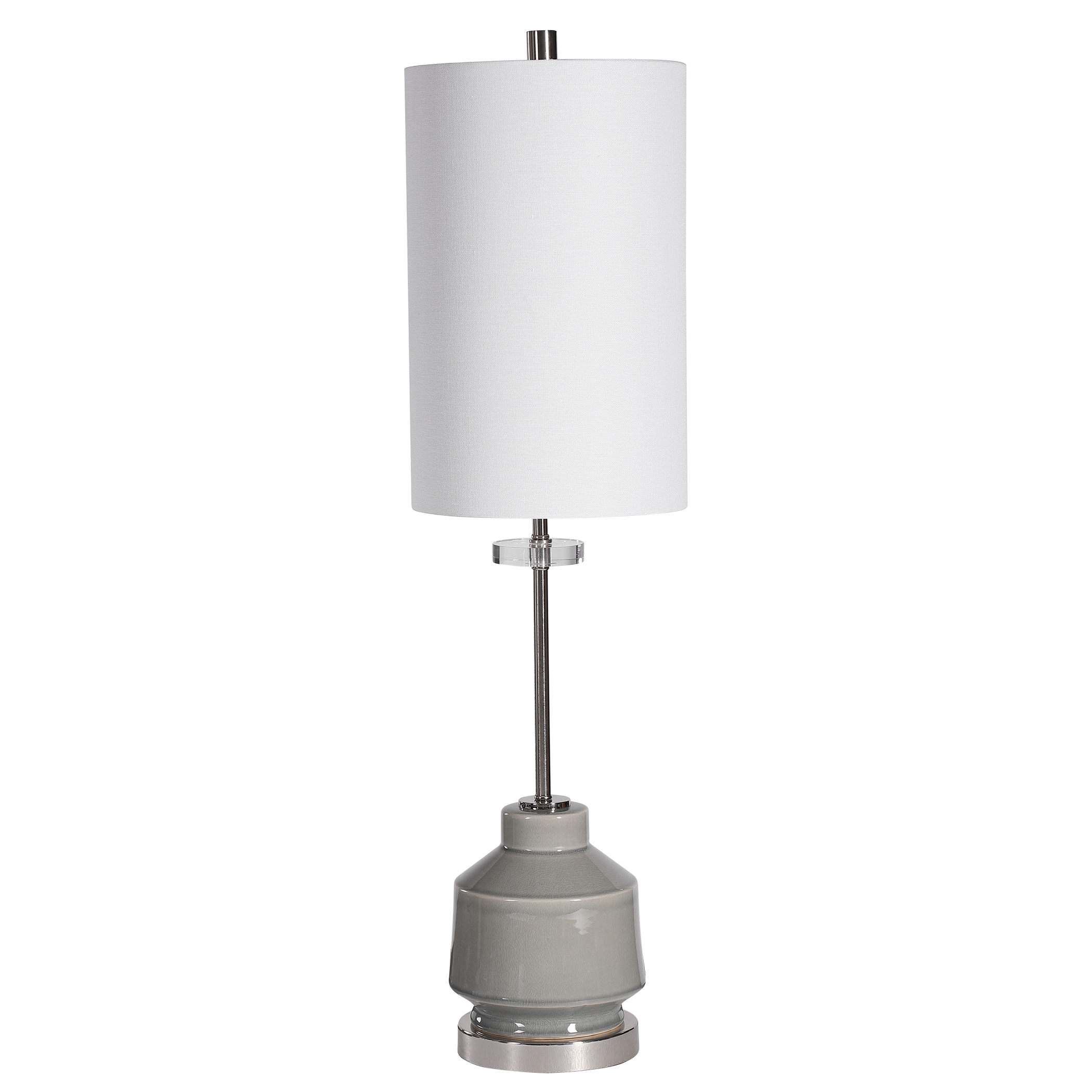 Porter Warm Gray Buffet Lamp - Image 2