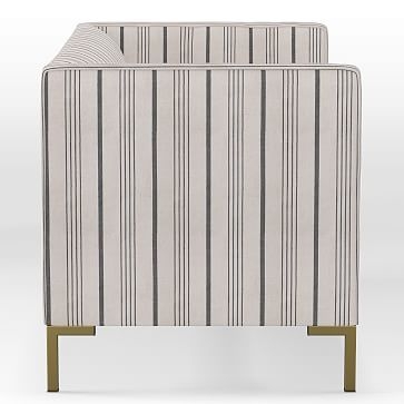 Simple Angular Sofa, Linen Linen - Image 2