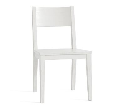 Menlo Wood Dining Chair, Montauk White - Image 0