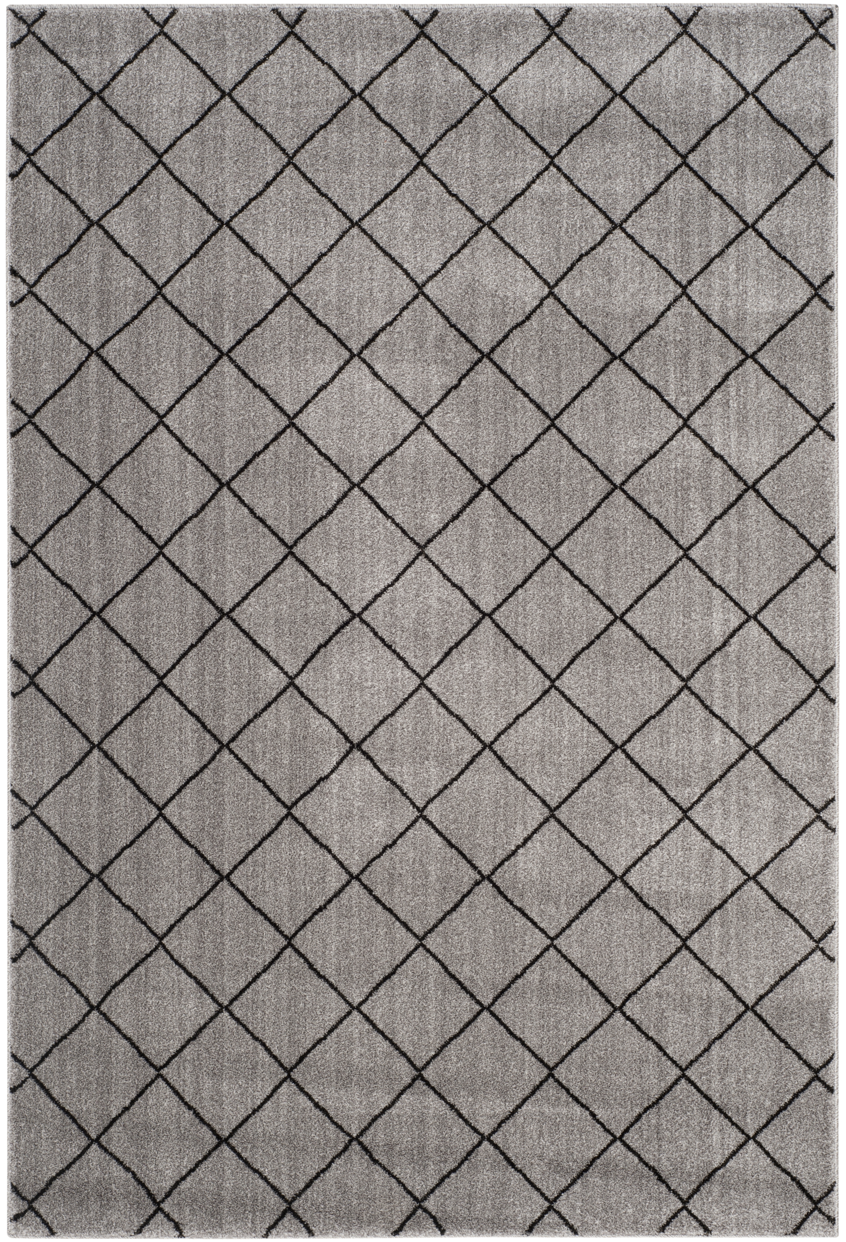 Arlo Home Woven Area Rug, TUN294K, Grey/Black,  6' 7" X 9' 2" - Image 0