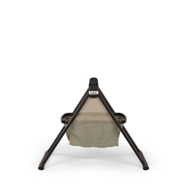 Nuna DEMI next Light Brown Hazelwood Baby Bassinet with Stand - Image 4