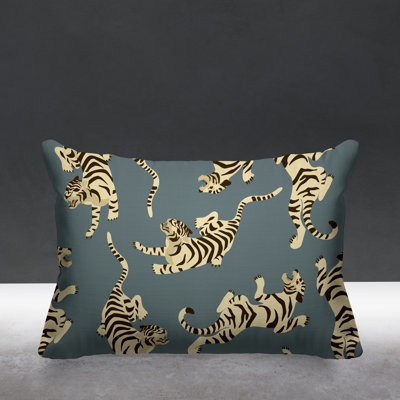 Tigger Boho Tiger Indoor/Outdoor Throw Pillow