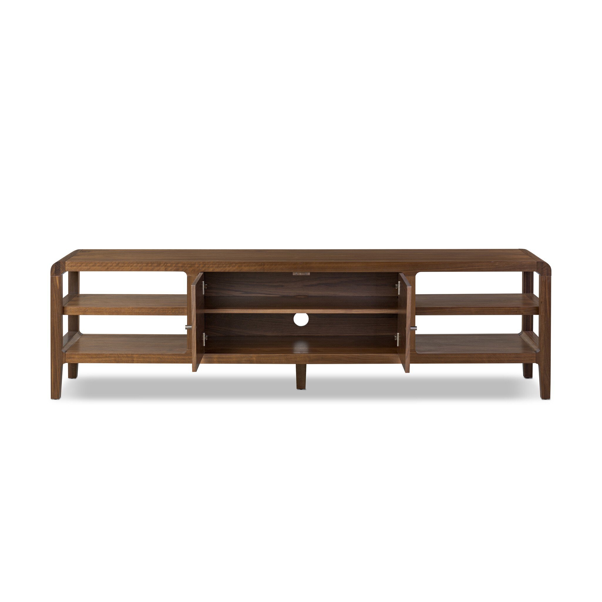 Hawkes Media Console - Dark Walnut Solid - Image 8