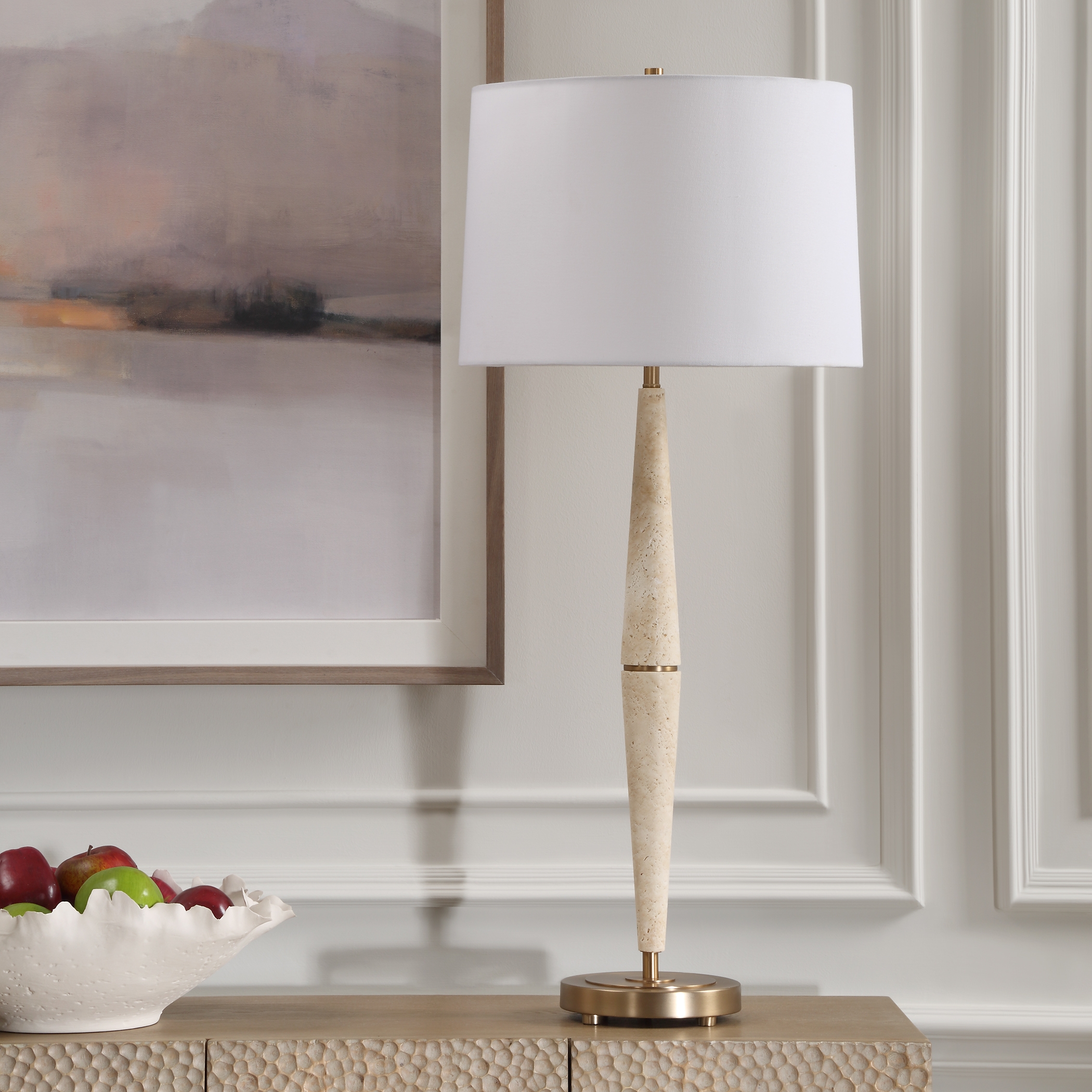 Palu Travertine Table Lamp - Image 2