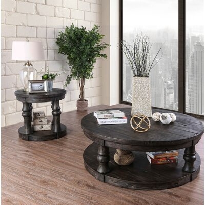 Anner Farmhouse 2 Piece Coffee Table Set - Image 0