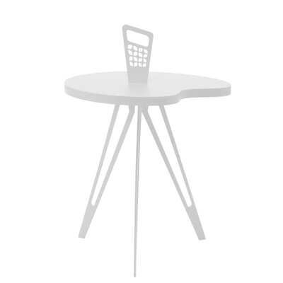 Jahkobe Mod Shaped Side Table (Taller Kidney)-Turquoise - Image 0