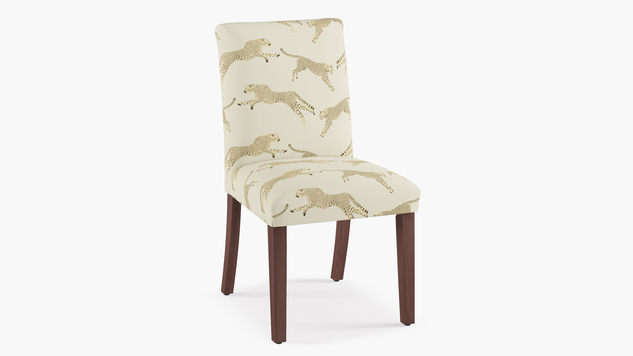 Classic Dining Chair, Desert Cheetah, Espresso - Image 0